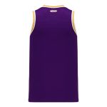 B1710 Pro Basketball Jersey - Purple/Gold/White - Back