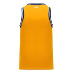 B1710 Pro Basketball Jersey - Gold/Royal/White - Back