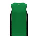 B1715 Pro Basketball Jersey - Kelly/White/Black - Back