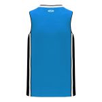 B1715 Pro Basketball Jersey - Pro Blue/Black/White - Back