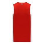 B2115 Pro Basketball Jersey - Red/White - Back