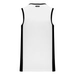 B2115 Pro Basketball Jersey - White/Black - Back