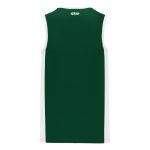 B2115 Pro Basketball Jersey - Dark Green/White - Back