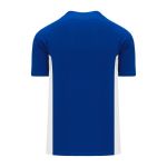 BA1343 One Button Baseball Jersey - Royal/White - Back