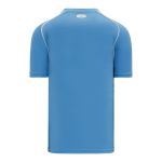 BA1344 Two Button Baseball Jersey - Sky/White - Back