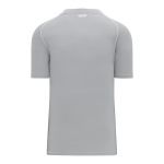 BA1344 Two Button Baseball Jersey - Grey/White - Back