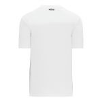 BA1347 Two Button Baseball Jersey - White - Back