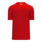 BA1347 Two Button Baseball Jersey - Red - Back