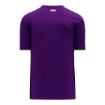 BA1347 Two Button Baseball Jersey - Purple - Back