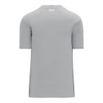 BA1347 Two Button Baseball Jersey - Grey - Back