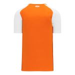 BA1375 Pullover Baseball Jersey - Orange/White - Back