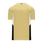 BA1763 One Button Baseball Jersey - Vegas/Black/White - Back