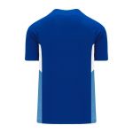 BA1763 One Button Baseball Jersey - Royal/Sky/White - Back