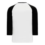BA1846 Pullover Baseball Jersey - White/Black - Back