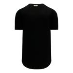 BA5200 Full Button Baseball Jersey - Black - Back