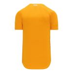 BA5200 Full Button Baseball Jersey - Gold - Back