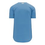 BA5200 Full Button Baseball Jersey - Sky Blue - Back