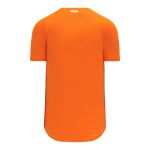 BA5200 Full Button Baseball Jersey - Orange - Back