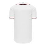 BA5500 Full Button Baseball Jersey - Atlanta White/Navy/Red - Back