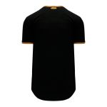 BA5500 Full Button Baseball Jersey - Pittsburgh Black/Gold - Back