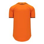 BA5500 Full Button Baseball Jersey - San Fransisco Orange/Black - Back