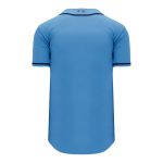 BA5500 Full Button Baseball Jersey - Tampa Bay Sky/Navy - Back