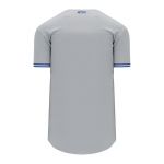 BA5500 Full Button Baseball Jersey - Toronto Grey/Royal/White - Back