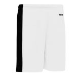 BS9145 Pro Basketball Shorts - White/Black - Back