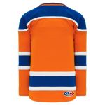 H550B Pro Hockey Jersey - New 2015 Edmonton 3rd Orange - Back