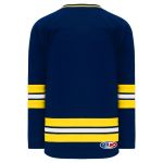 H550B Pro Hockey Jersey - New 2011 Michigan Navy - Back