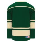 H550B Pro Hockey Jersey - 2009 Minnesota 3rd Dark Green - Back