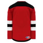 H550B Pro Hockey Jersey - 2017 New Jersey Red - Back