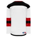 H550B Pro Hockey Jersey - 2017 New Jersey White - Back