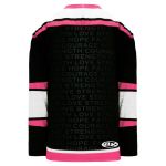 H550C Pro Hockey Jersey - Breast Cancer Awareness Black - Back