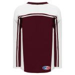 H550C Pro Hockey Jersey - Peterborough Maroon - Back