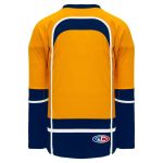 H550D Pro Hockey Jersey - 2013 Nashville Gold - Back