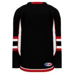 H550D Pro Hockey Jersey - 2009 Ottawa 3rd Black - Back