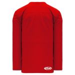 H6000 Practice Hockey Jersey - Red - Back