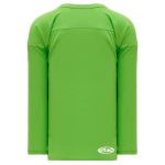 H6000 Practice Hockey Jersey - Lime Green - Back