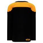 H6100 League Hockey Jersey - Black/Gold - Back