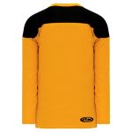 H6100 League Hockey Jersey - Gold/Black - Back
