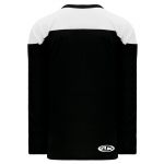 H6100 League Hockey Jersey - Black/White - Back