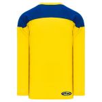 H6100 League Hockey Jersey - Maize/Royal - Back