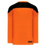H6100 League Hockey Jersey - Orange/Black - Back