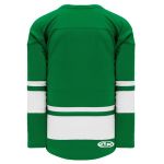 H6400 League Hockey Jersey - Kelly/White - Back