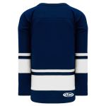 H6400 League Hockey Jersey - Navy/White - Back