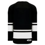 H6400 League Hockey Jersey - Black/White - Back