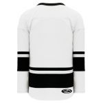 H6400 League Hockey Jersey - White/Black - Back