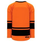 H6400 League Hockey Jersey - Orange/Black - Back