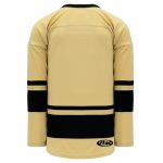 H6400 League Hockey Jersey - Vegas Gold/Black - Back